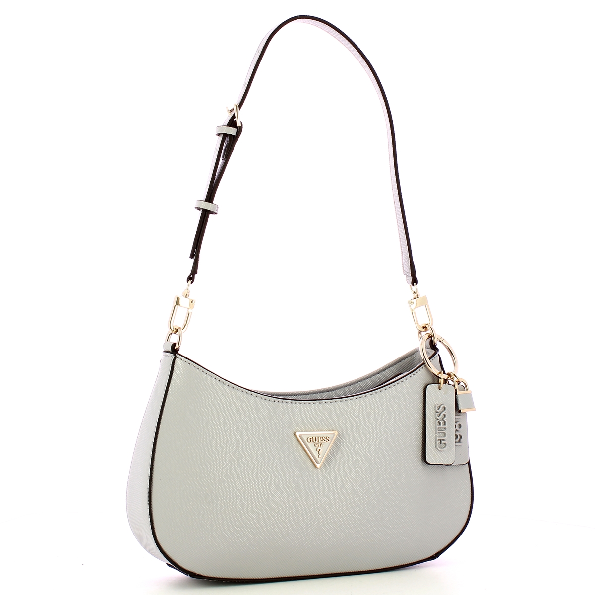 Guess Noelle Lavendar Grey Shoulder Bag - 2 Guess Noelle Lavendar Grey Shoulder Bag - 2