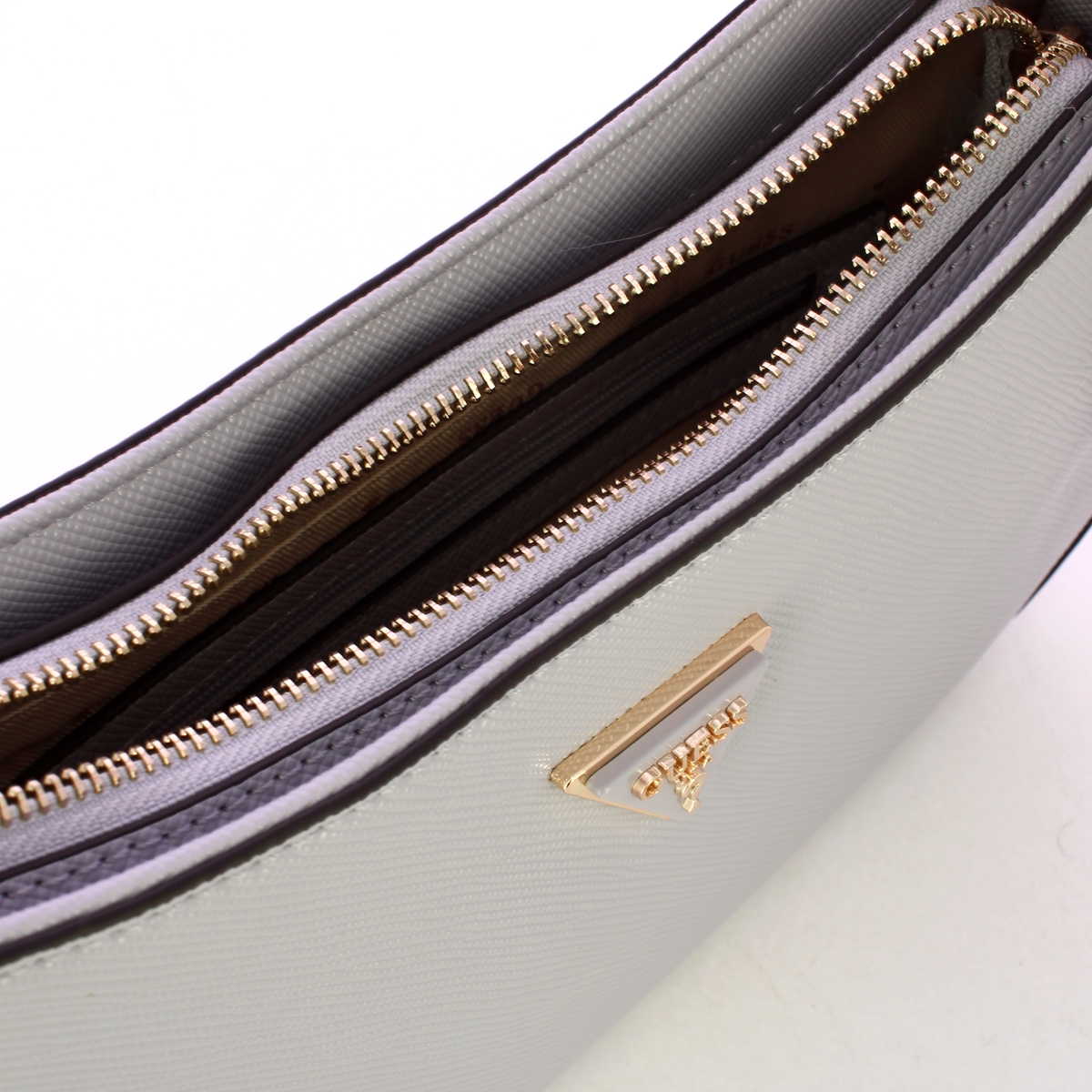 Guess Noelle Lavendar Grey Shoulder Bag - 4 Guess Noelle Lavendar Grey Shoulder Bag - 4
