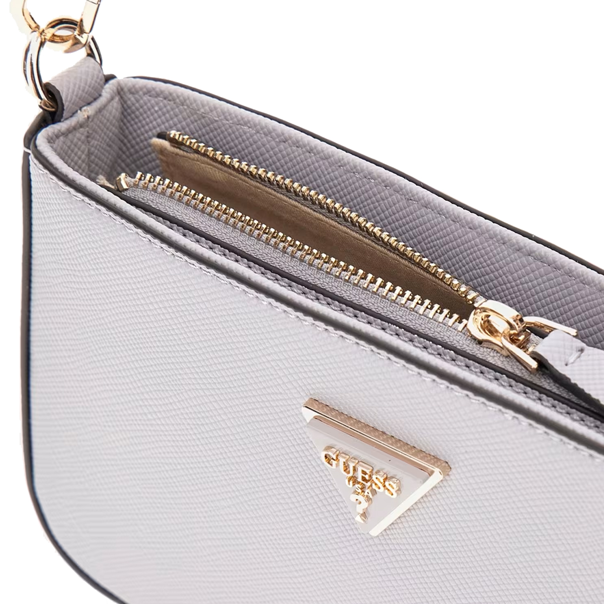 Guess Noelle Mini Lavendar Grey Handbag - 5 Guess Noelle Mini Lavendar Grey Handbag - 5