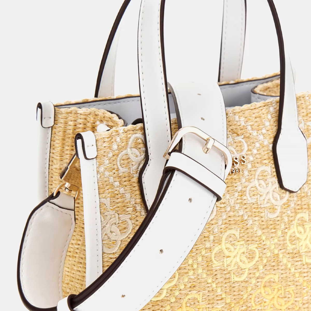 Guess Mini borsa a mano Silvana 4G Cornsilk Logo - 4 Guess Mini borsa a mano Silvana 4G Cornsilk Logo - 4