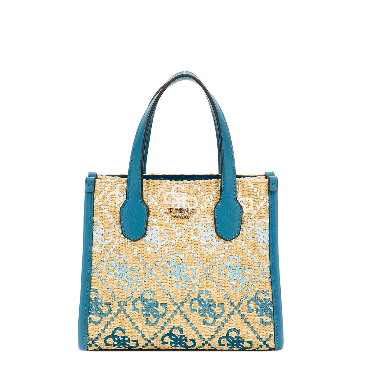 Guess Mini borsa a mano Silvana 4G Teal Logo - 1 Guess Mini borsa a mano Silvana 4G Teal Logo - 1