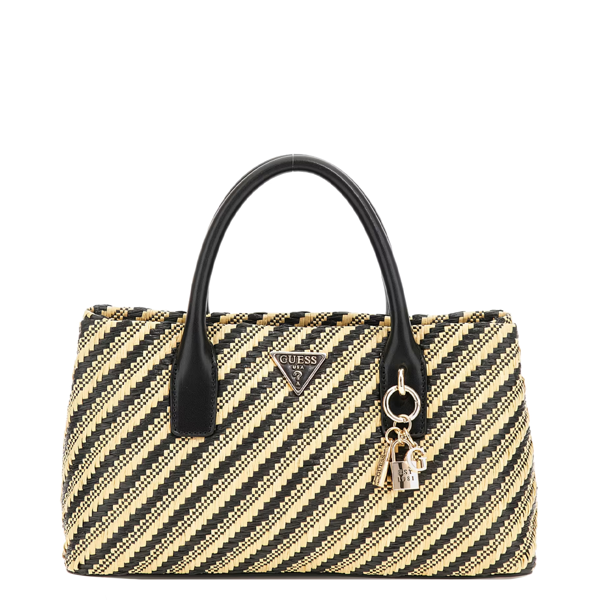 Guess Borsa a mano Simona Natural Black - 1 Guess Borsa a mano Simona Natural Black - 1