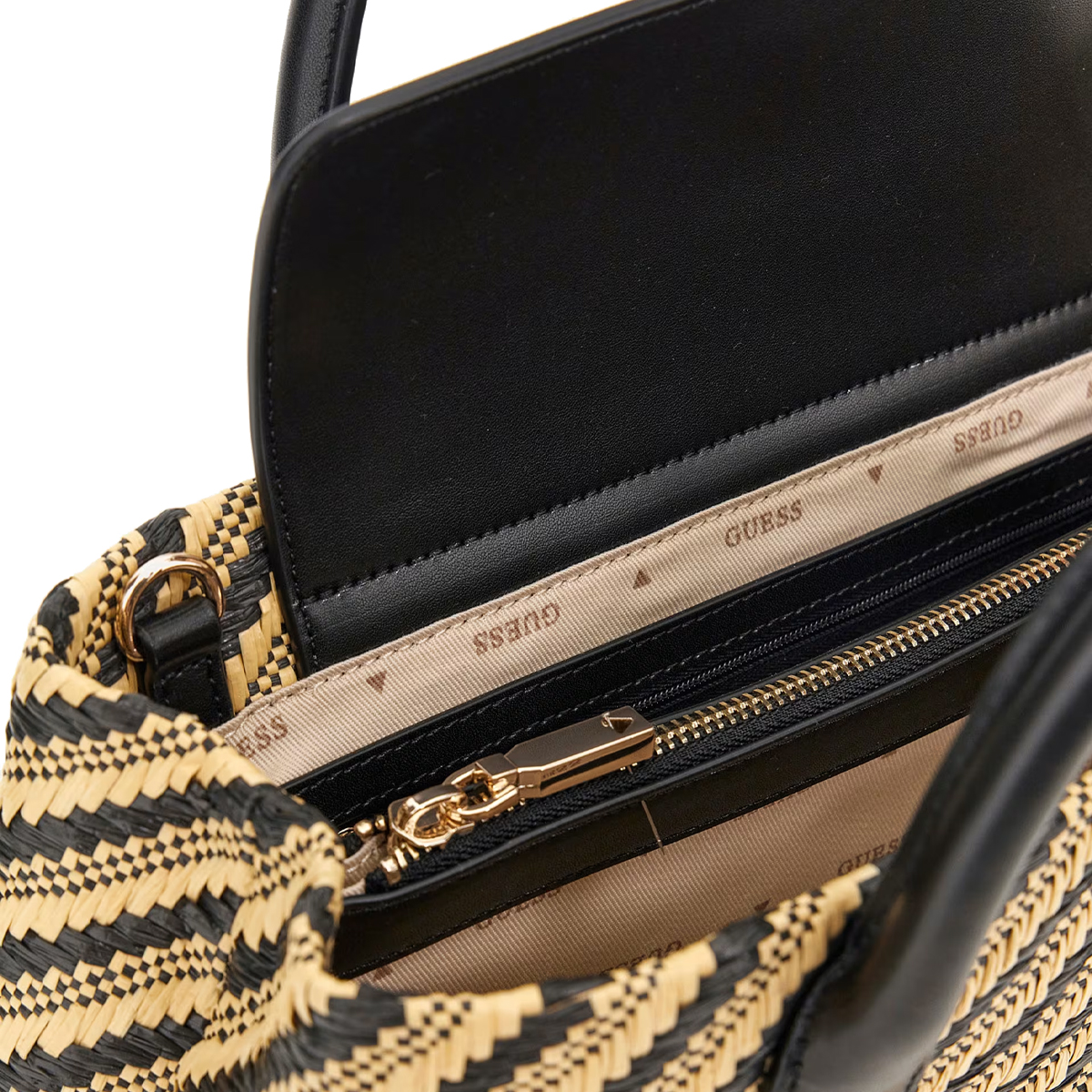 Guess Borsa a mano Simona Natural Black - 3 Guess Borsa a mano Simona Natural Black - 3
