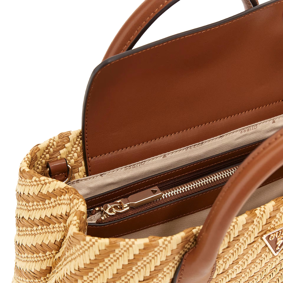 Guess Borsa a mano Simona Natural Cognac - 5 Guess Borsa a mano Simona Natural Cognac - 5