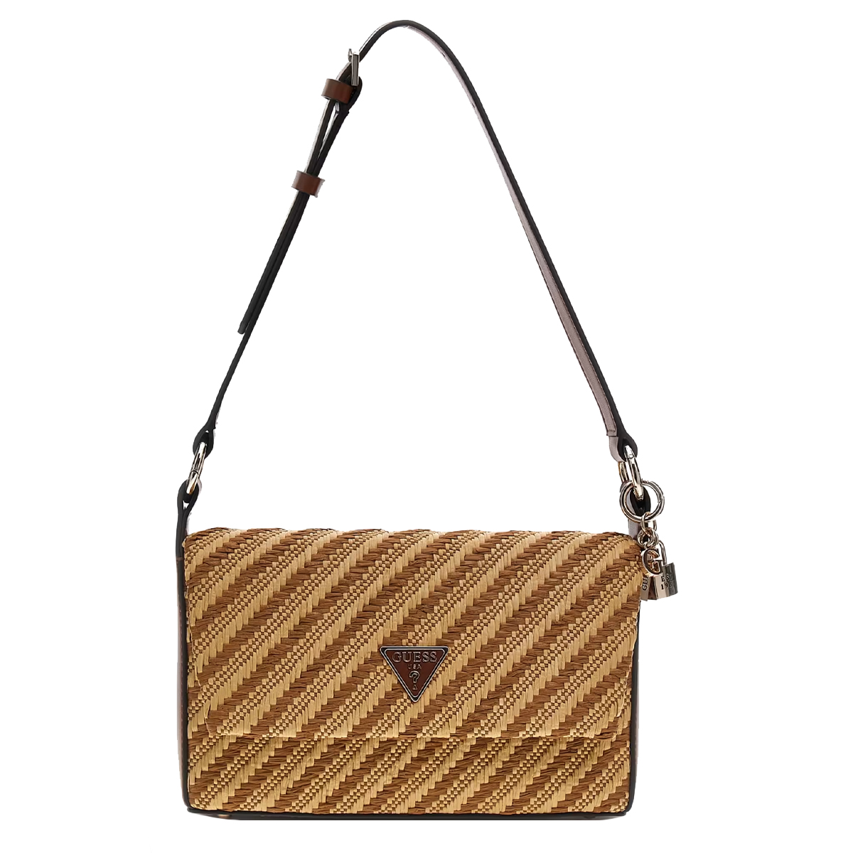 Guess Borsa a spalla Simona Natural Cognac - 1 Guess Borsa a spalla Simona Natural Cognac - 1