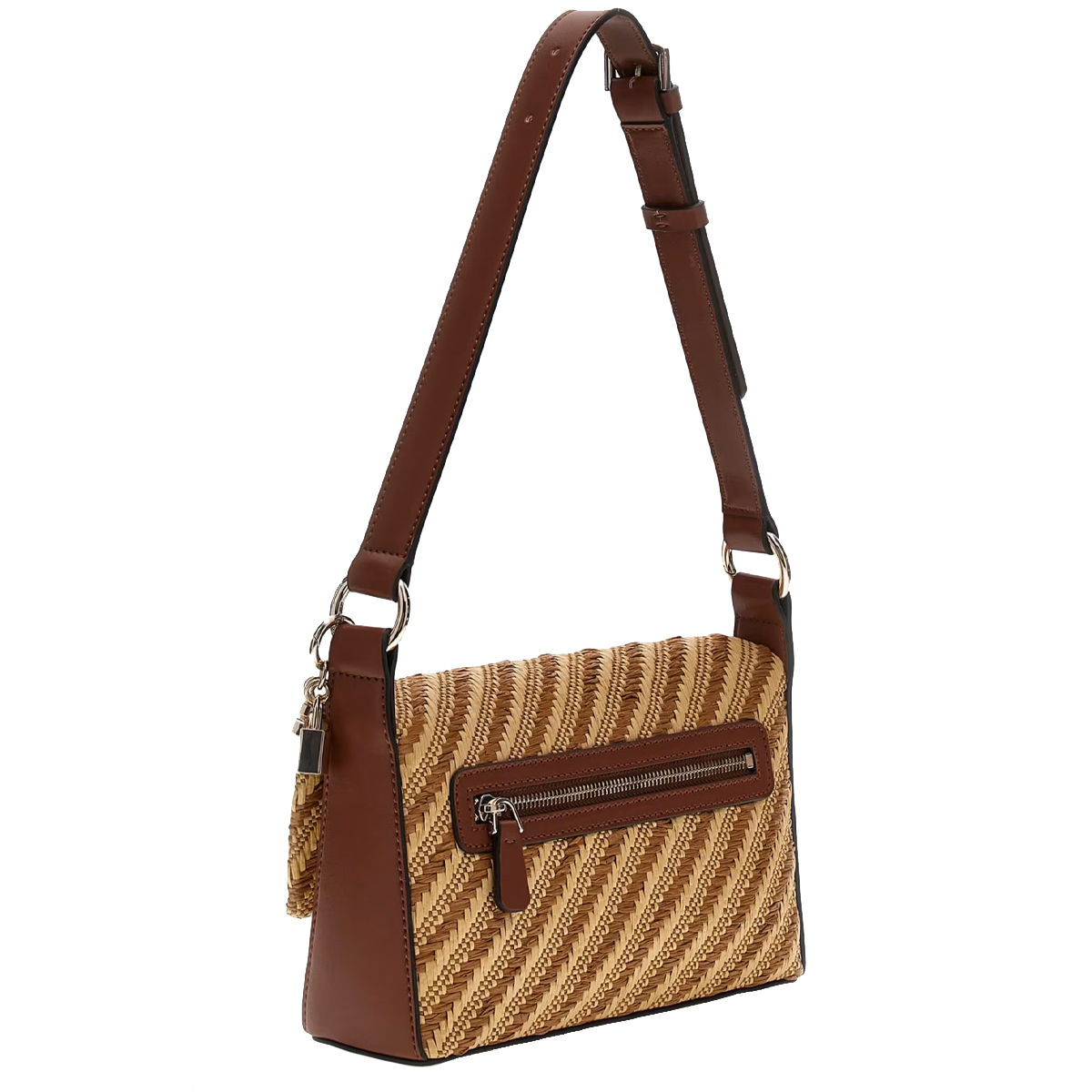 Guess Borsa a spalla Simona Natural Cognac - 3 Guess Borsa a spalla Simona Natural Cognac - 3