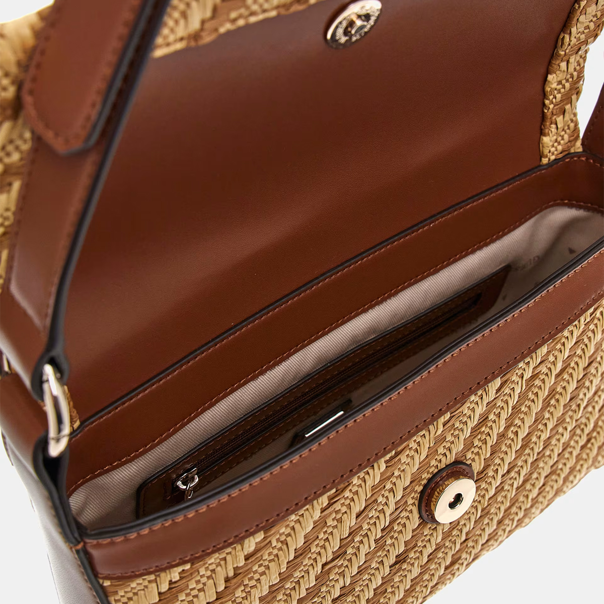 Guess Borsa a spalla Simona Natural Cognac - 4 Guess Borsa a spalla Simona Natural Cognac - 4
