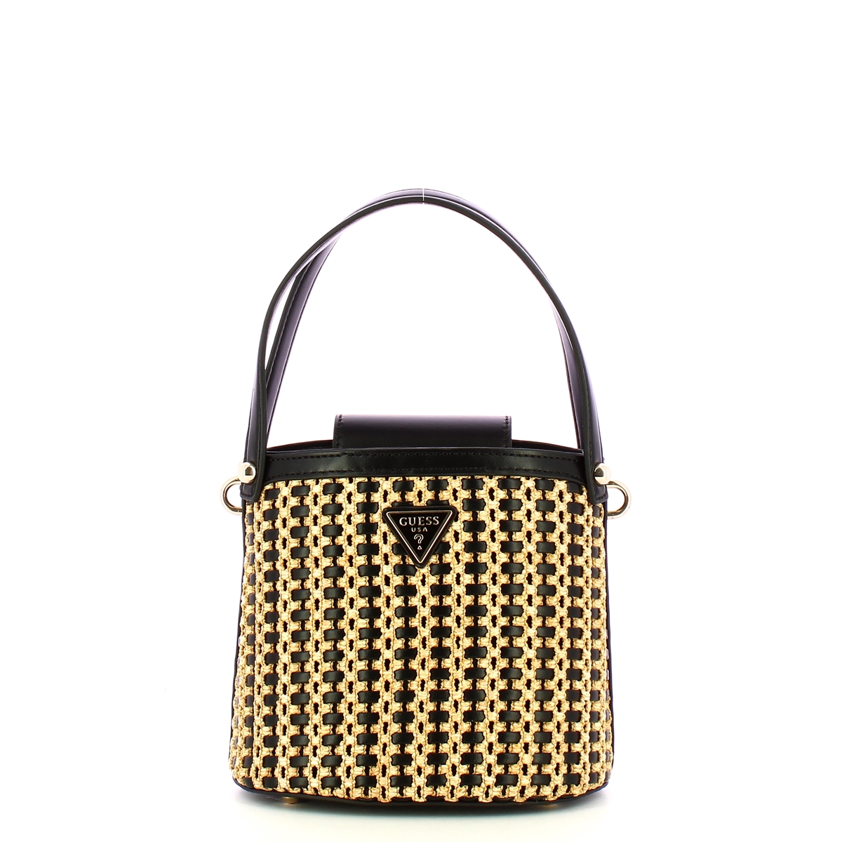 Guess Borsa secchiello Atalia Natural Black - 1 Guess Borsa secchiello Atalia Natural Black - 1