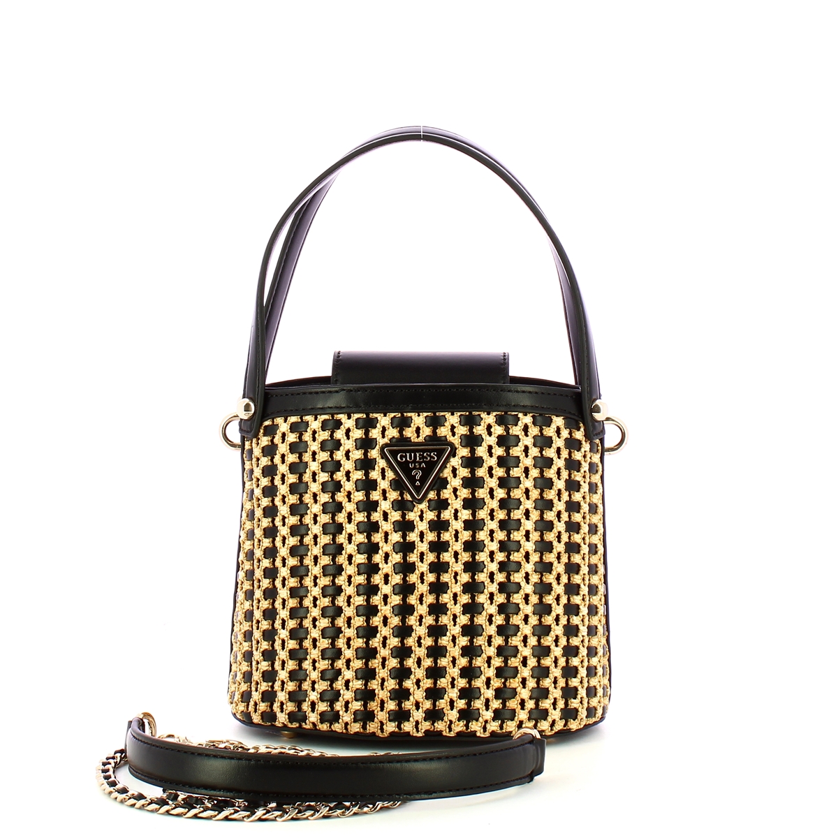 Guess Borsa secchiello Atalia Natural Black - 4 Guess Borsa secchiello Atalia Natural Black - 4