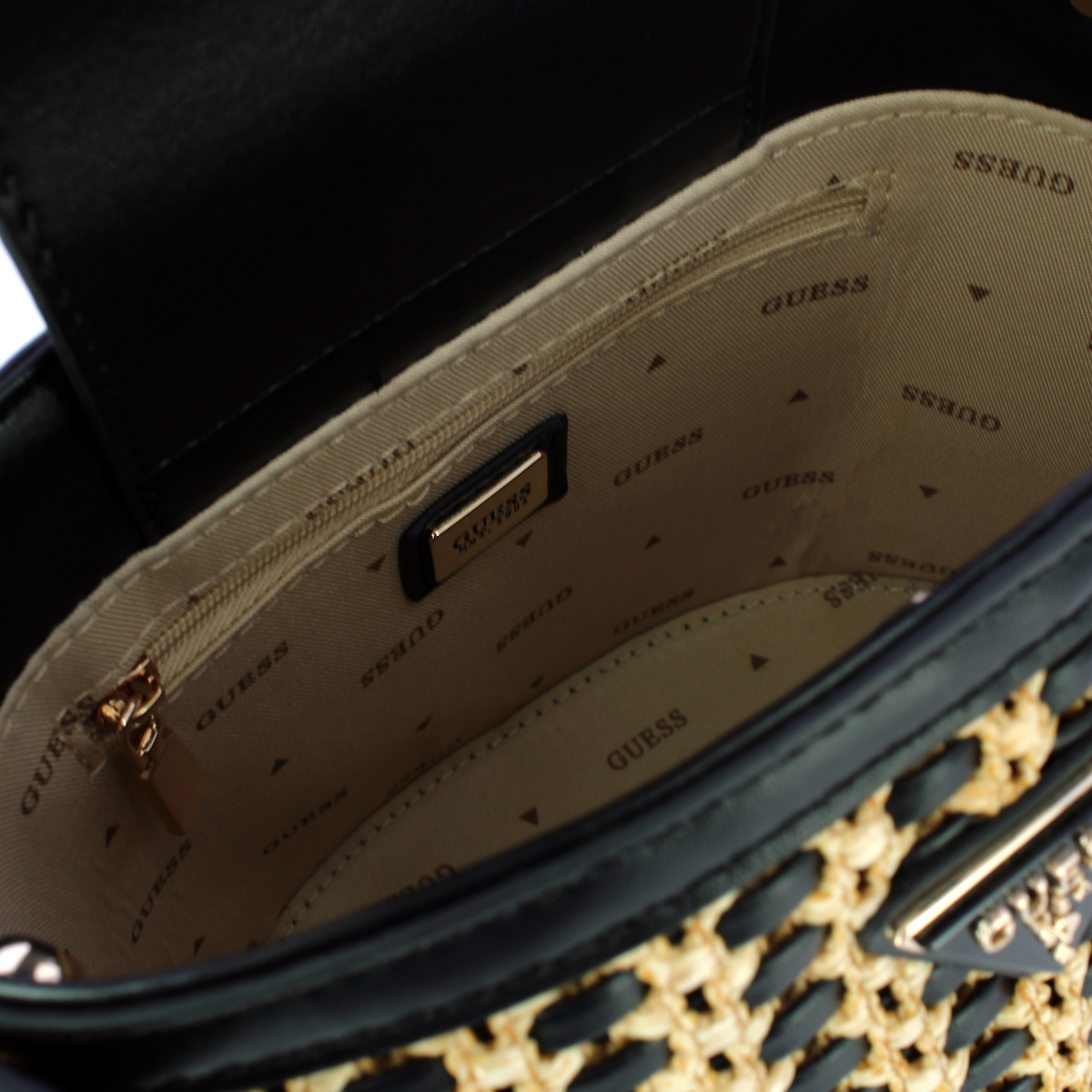 Guess Borsa secchiello Atalia Natural Black - 5 Guess Borsa secchiello Atalia Natural Black - 5