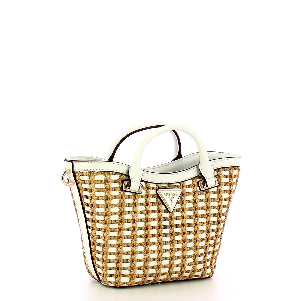 Guess Borsa a mano Atalia Mini Tote Natural White - 2 Guess Borsa a mano Atalia Mini Tote Natural White - 2