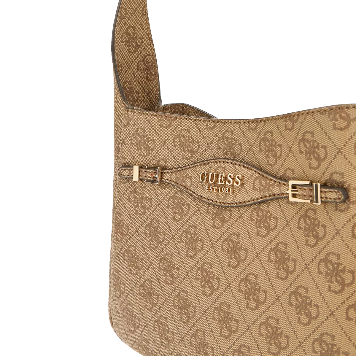 Guess Hobo Bag Mini Katya Latte Logo - 3 Guess Hobo Bag Mini Katya Latte Logo - 3