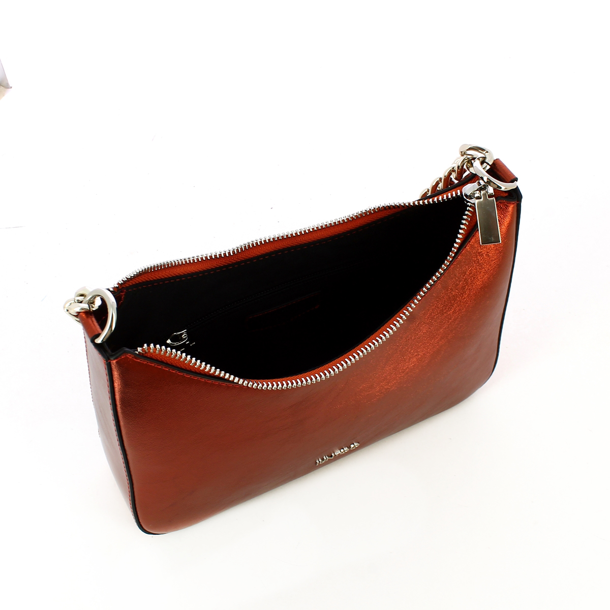 Iuntoo Borsa a spalla Media Eleganza Metallic Rame - 5
