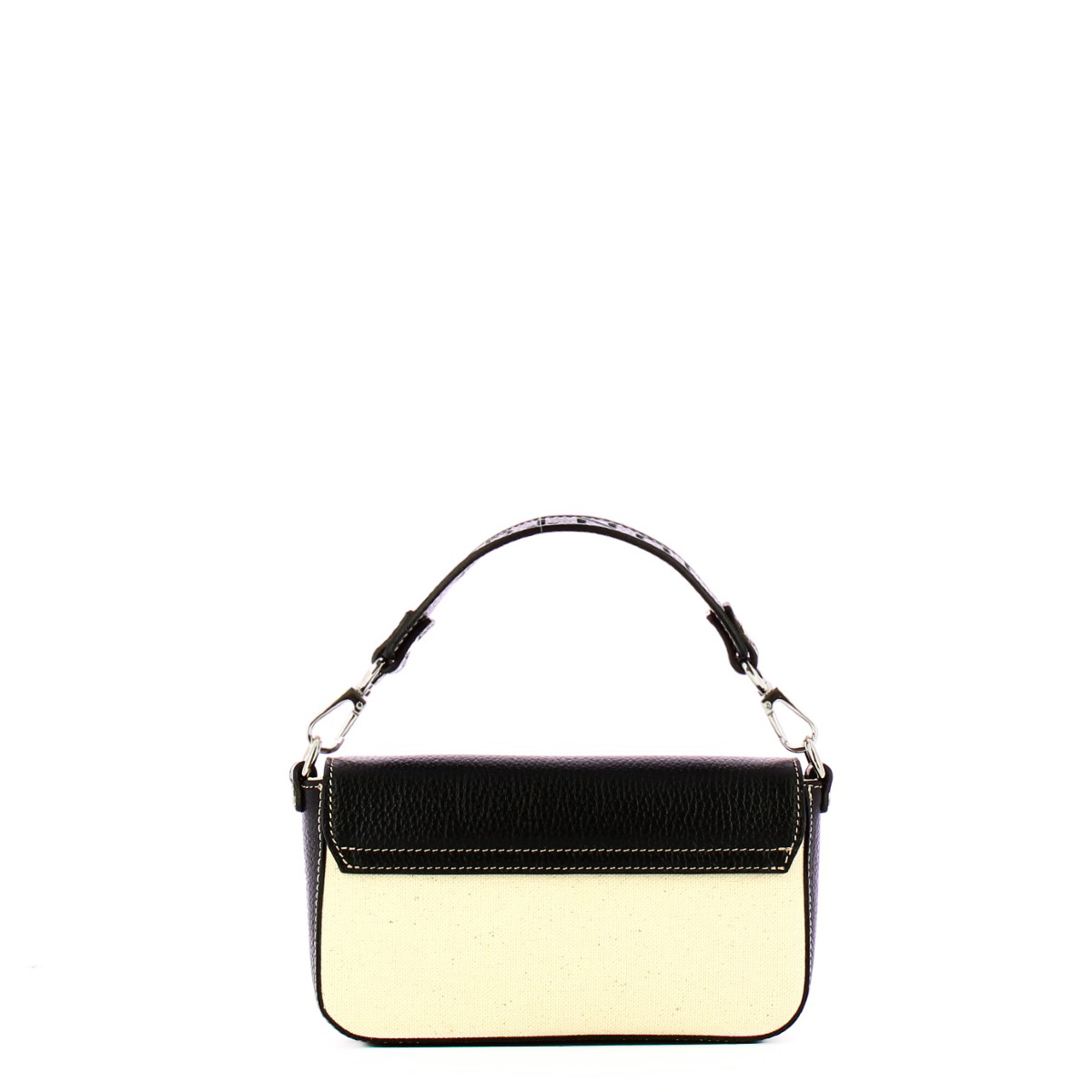 Iuntoo Mini Borsa a mano Essenziale Nero Naturale - 3