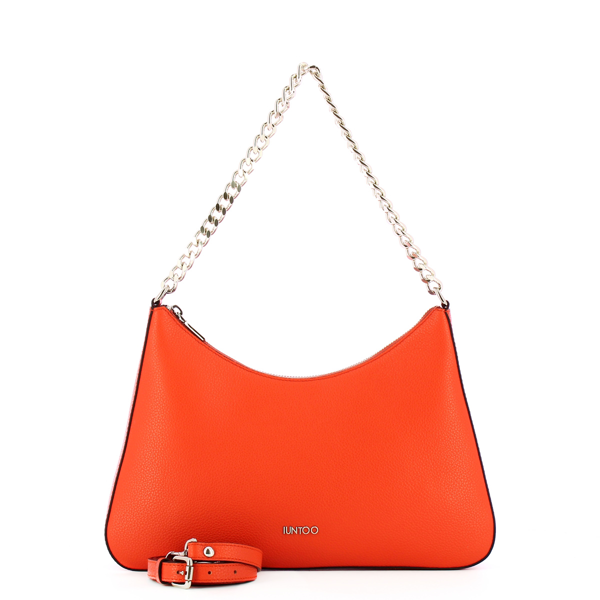 Iuntoo Borsa a spalla Grande Eleganza Tangerine - 4