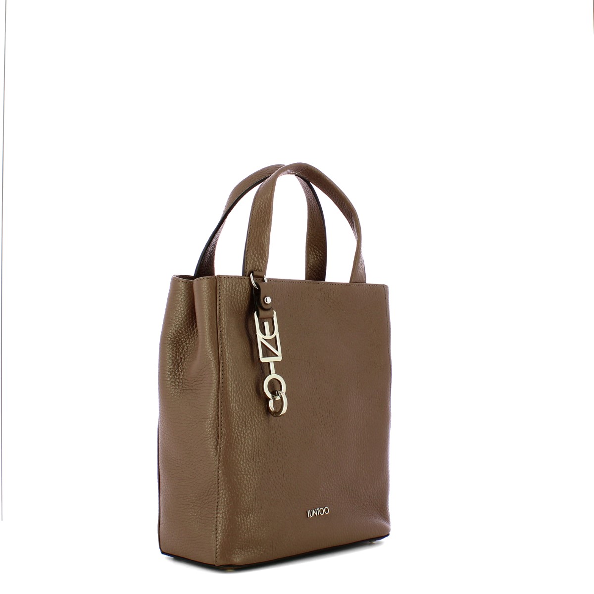 Iuntoo Shopper Verticale Piccola Armonia Fango - 2 Iuntoo Shopper Verticale Piccola Armonia Fango - 2