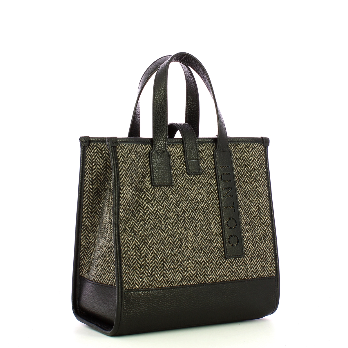 Iuntoo New Tote Piccola Nero + Spigato Nero - 2 Iuntoo New Tote Piccola Nero + Spigato Nero - 2