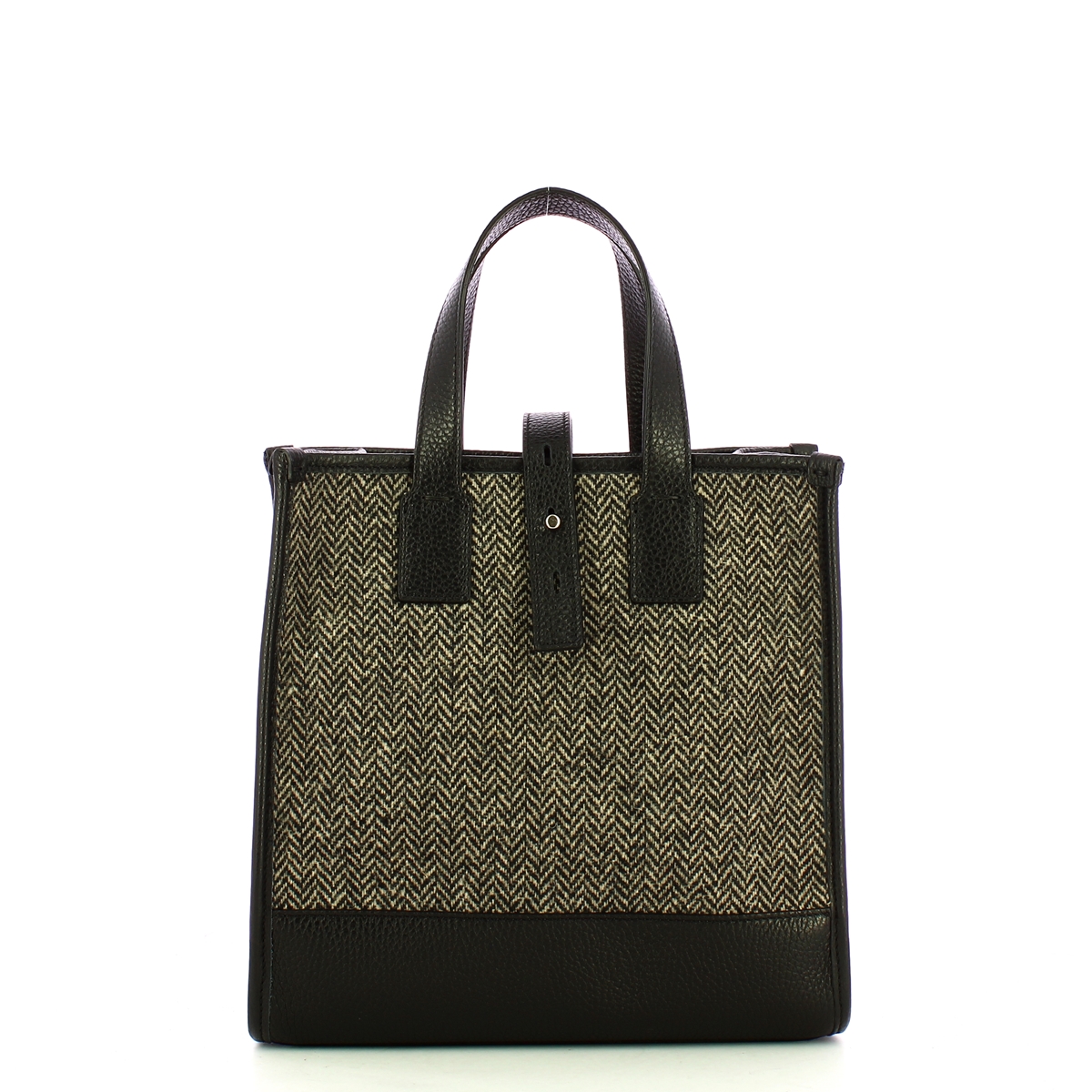 Iuntoo New Tote Piccola Nero + Spigato Nero - 3 Iuntoo New Tote Piccola Nero + Spigato Nero - 3