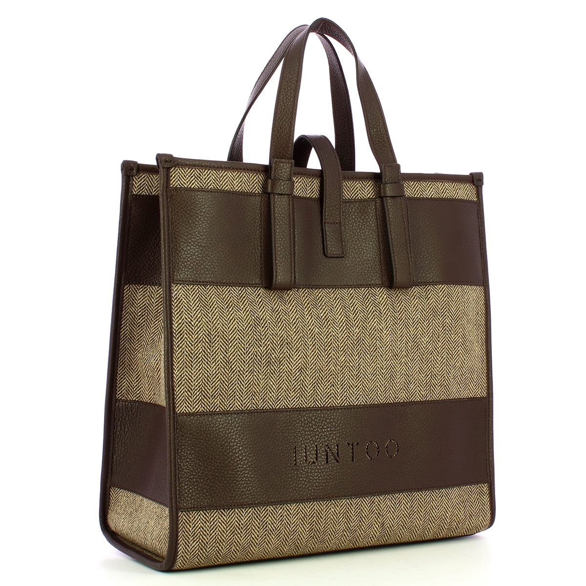 Iuntoo New Tote Grande Testa Moro + Spigato testa Moro - 2 Iuntoo New Tote Grande Testa Moro + Spigato testa Moro - 2
