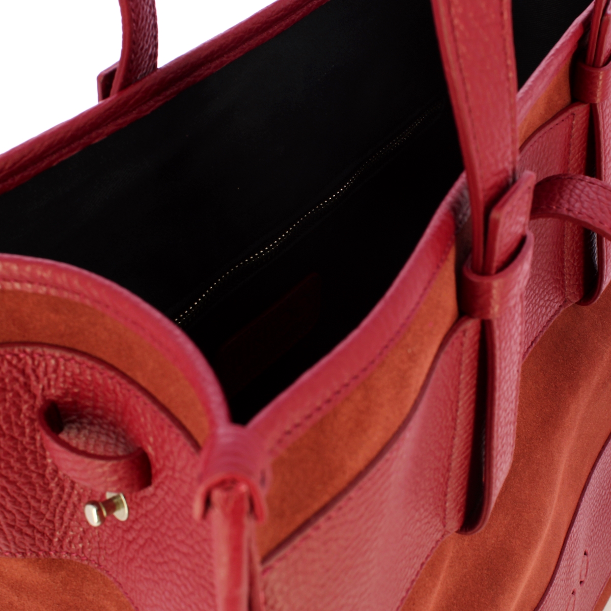 Iuntoo New Tote Grande Bordeaux + Camoscio Bordeaux - 5 Iuntoo New Tote Grande Bordeaux + Camoscio Bordeaux - 5