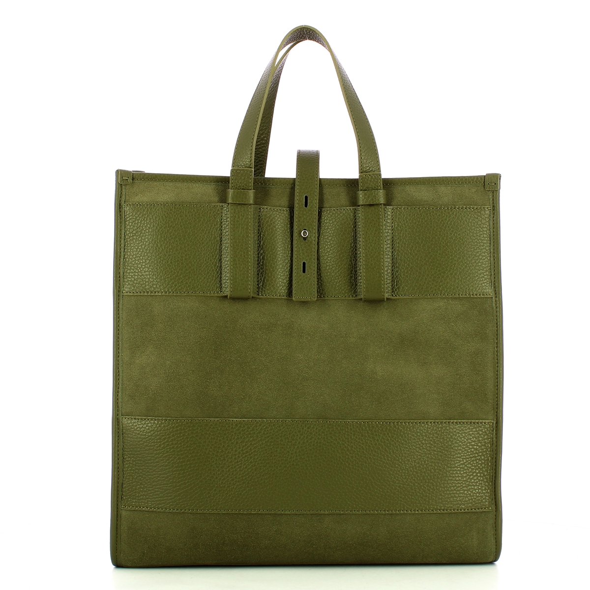 Iuntoo New Tote Grande Verde + Camoscio Verde - 3 Iuntoo New Tote Grande Verde + Camoscio Verde - 3