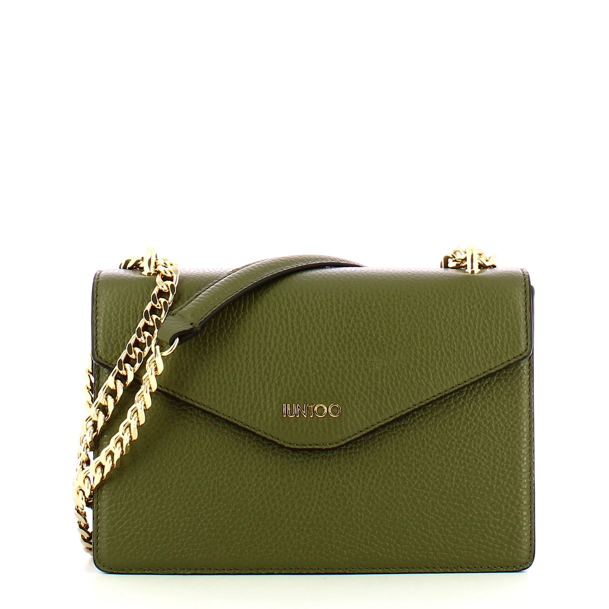 Iuntoo Tracolla con Patta Eleganza Verde - 1 Iuntoo Tracolla con Patta Eleganza Verde - 1