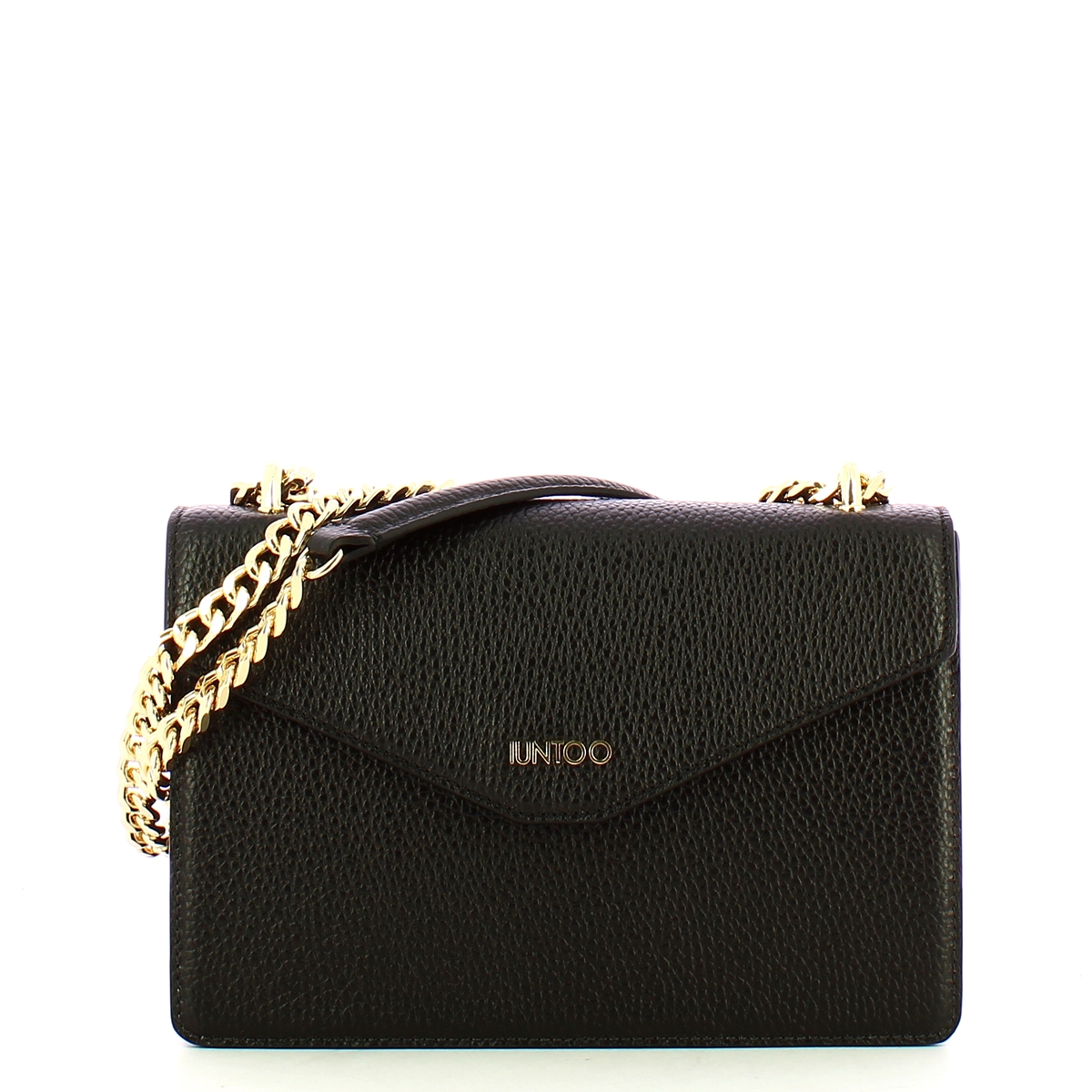 Iuntoo Tracolla con Patta Eleganza Nero - 1