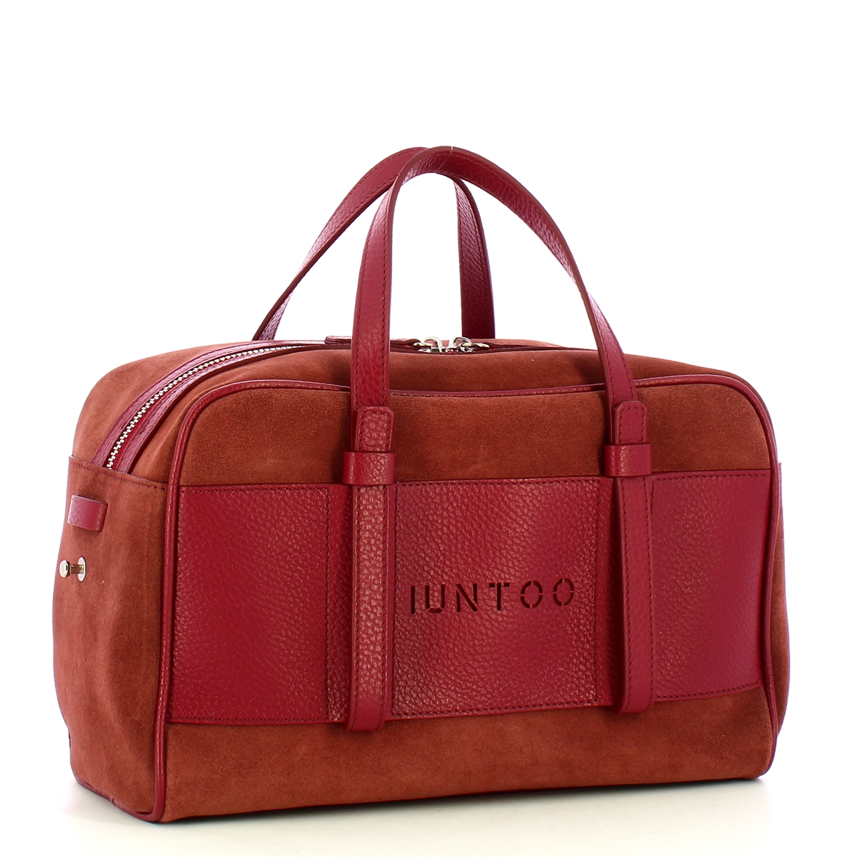 Iuntoo Bauletto Piccolo Camoscio Bordeaux - 2 Iuntoo Bauletto Piccolo Camoscio Bordeaux - 2