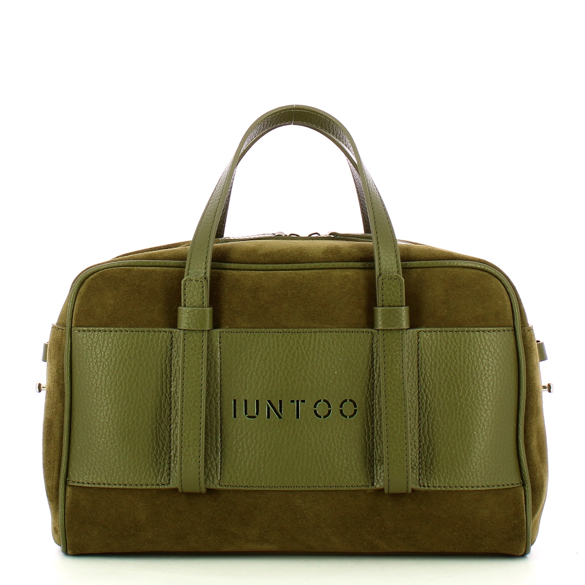 Iuntoo Bauletto Piccolo Camoscio Verde - 1