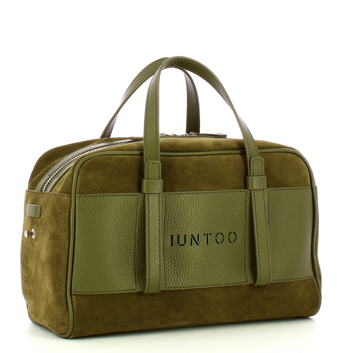 Iuntoo Bauletto Piccolo Camoscio Verde - 2