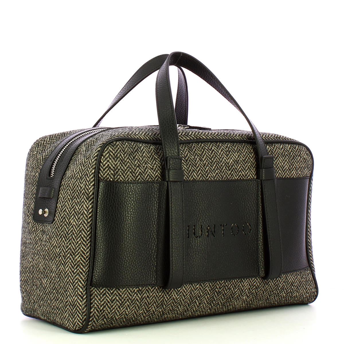 Iuntoo Bauletto Grande Spigato Nero - 2 Iuntoo Bauletto Grande Spigato Nero - 2