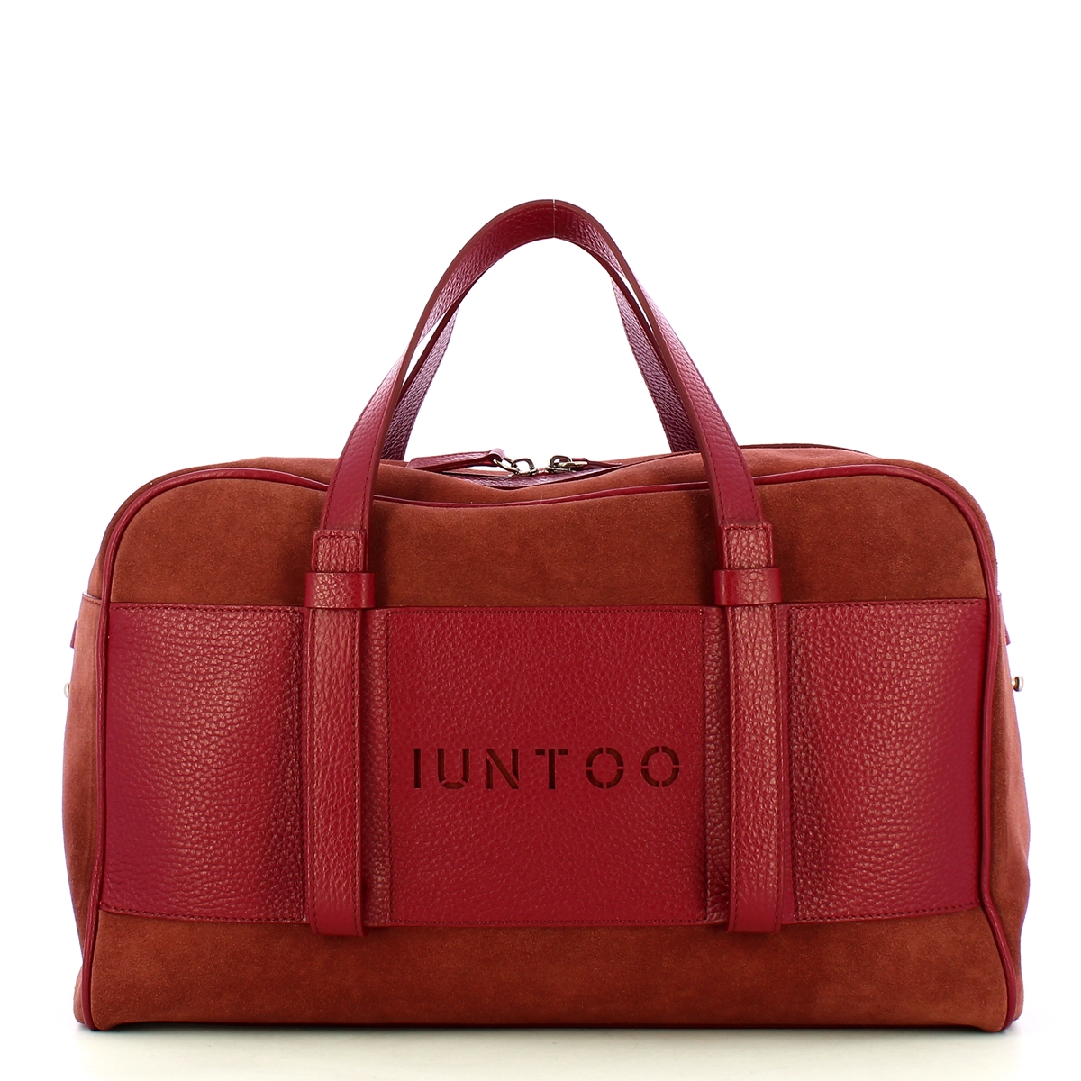 Iuntoo Bauletto Grande Camoscio Bordeaux - 1 Iuntoo Bauletto Grande Camoscio Bordeaux - 1