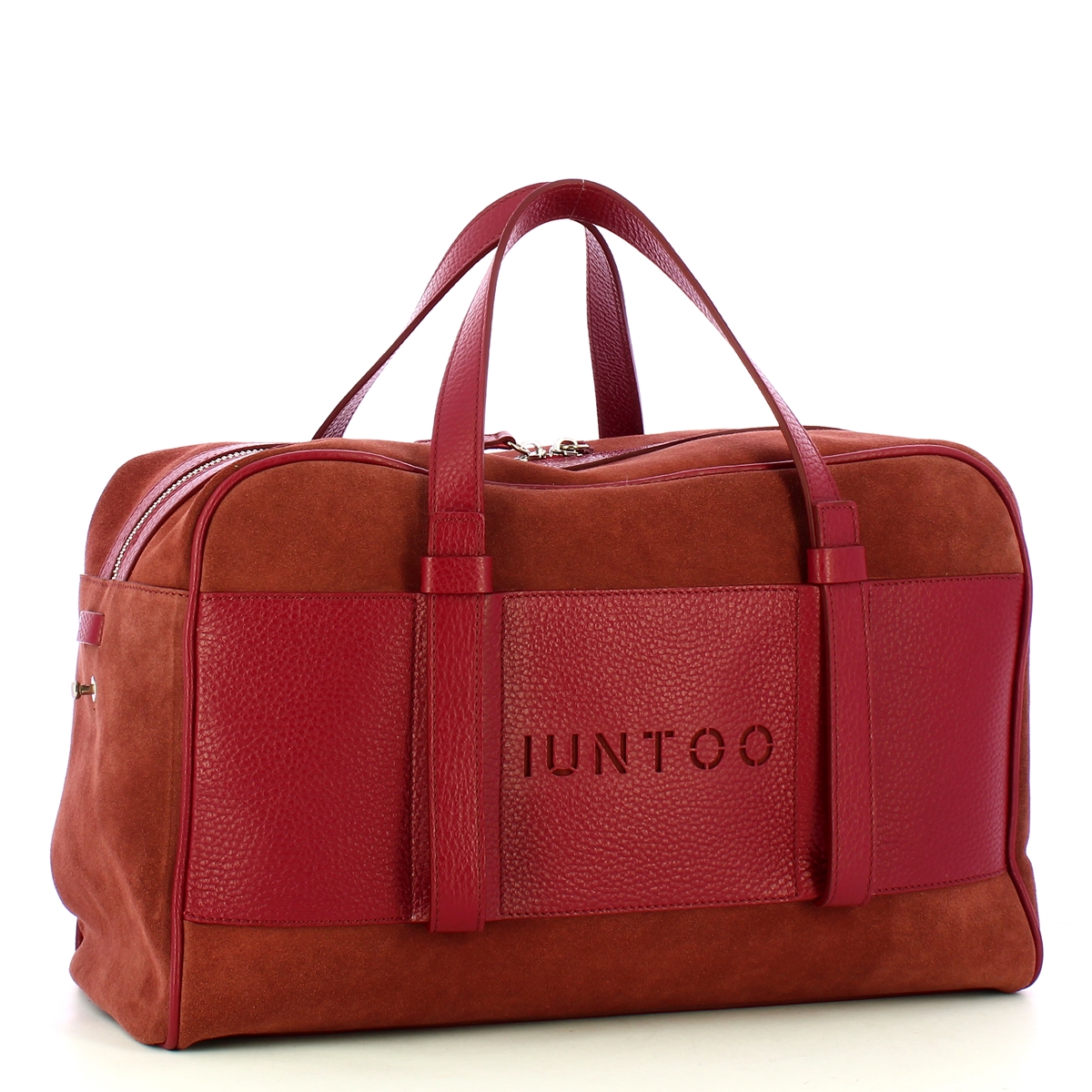 Iuntoo Bauletto Grande Camoscio Bordeaux - 2 Iuntoo Bauletto Grande Camoscio Bordeaux - 2