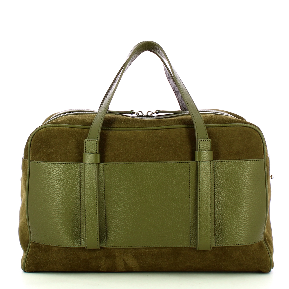 Iuntoo Bauletto Grande Camoscio Verde - 3 Iuntoo Bauletto Grande Camoscio Verde - 3