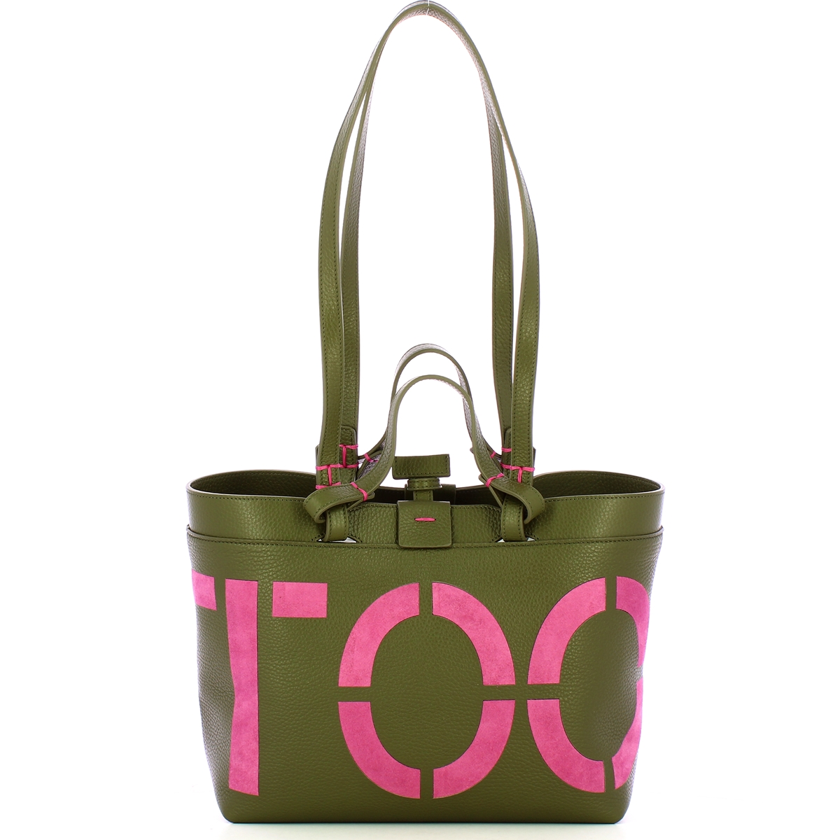 Iuntoo Shopping Piccola Write Verde Fuxia - 3 Iuntoo Shopping Piccola Write Verde Fuxia - 3