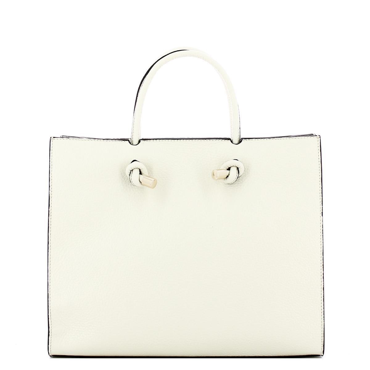 Iuntoo Borsa a mano Grande Nodo Armonia Bianco - 3 Iuntoo Borsa a mano Grande Nodo Armonia Bianco - 3