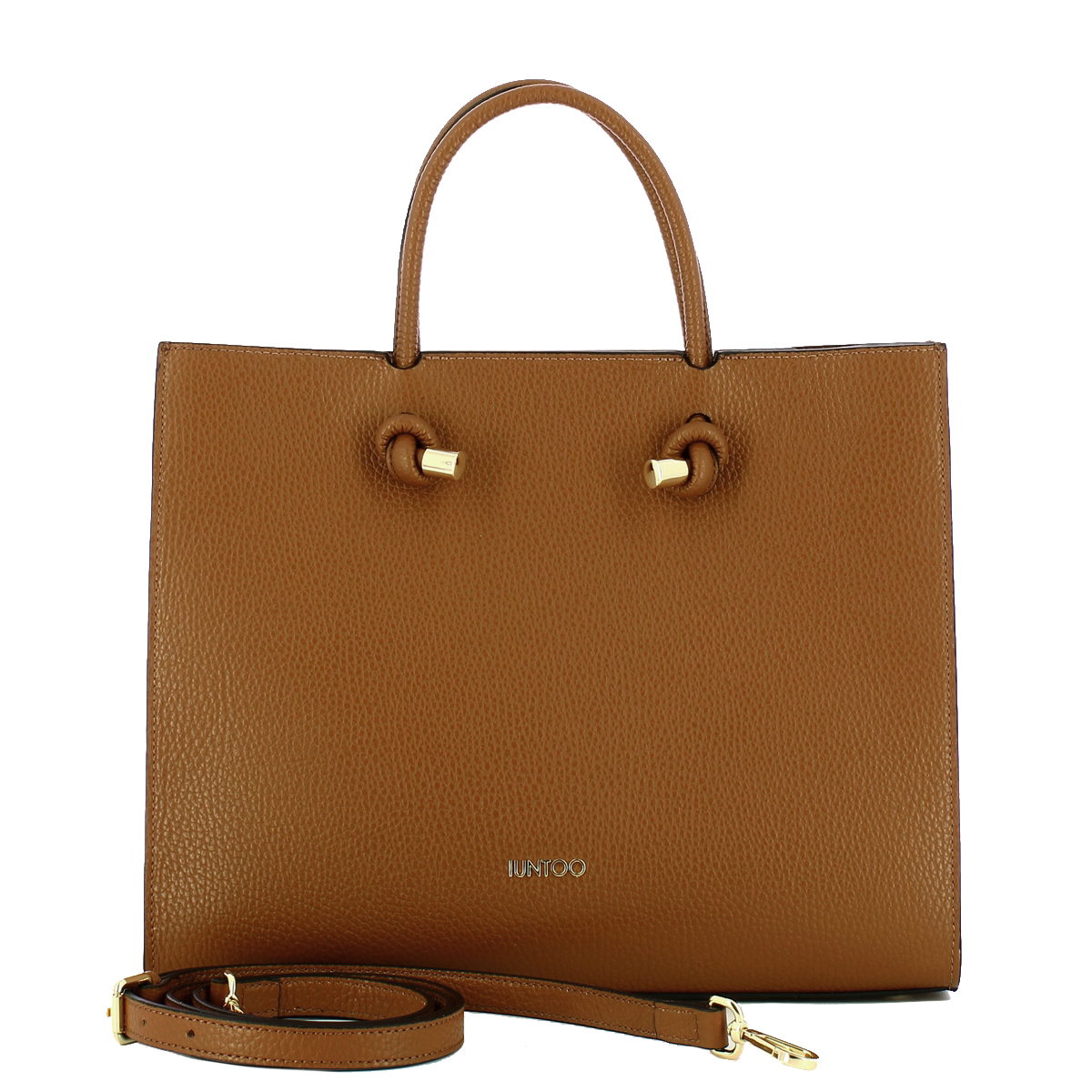 Iuntoo Borsa a mano Grande Nodo Armonia Cuoio - 4 Iuntoo Borsa a mano Grande Nodo Armonia Cuoio - 4