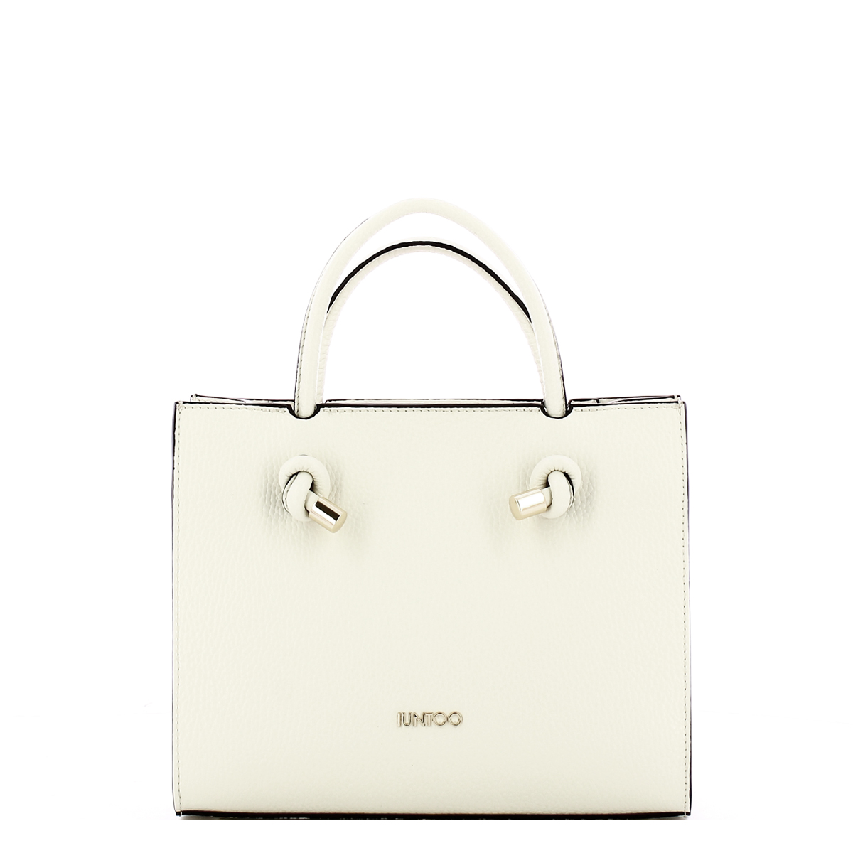 Iuntoo Borsa a mano Piccola Nodo Armonia Bianco - 1 Iuntoo Borsa a mano Piccola Nodo Armonia Bianco - 1