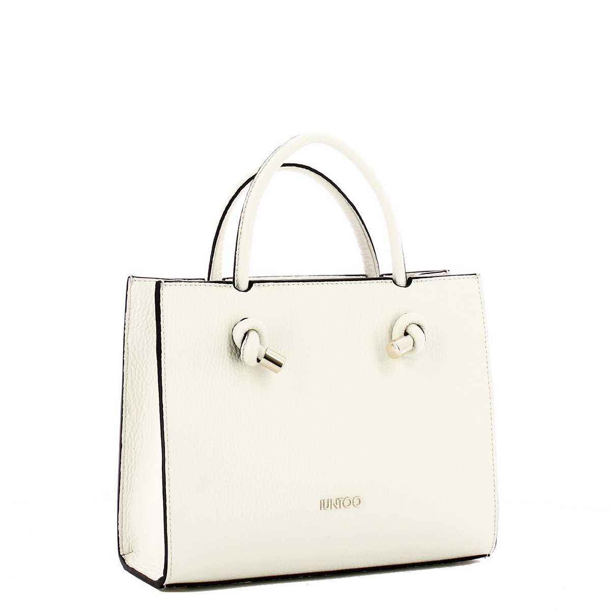 Iuntoo Borsa a mano Piccola Nodo Armonia Bianco - 3 Iuntoo Borsa a mano Piccola Nodo Armonia Bianco - 3