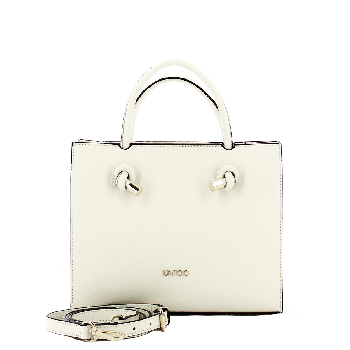 Iuntoo Borsa a mano Piccola Nodo Armonia Bianco - 4 Iuntoo Borsa a mano Piccola Nodo Armonia Bianco - 4