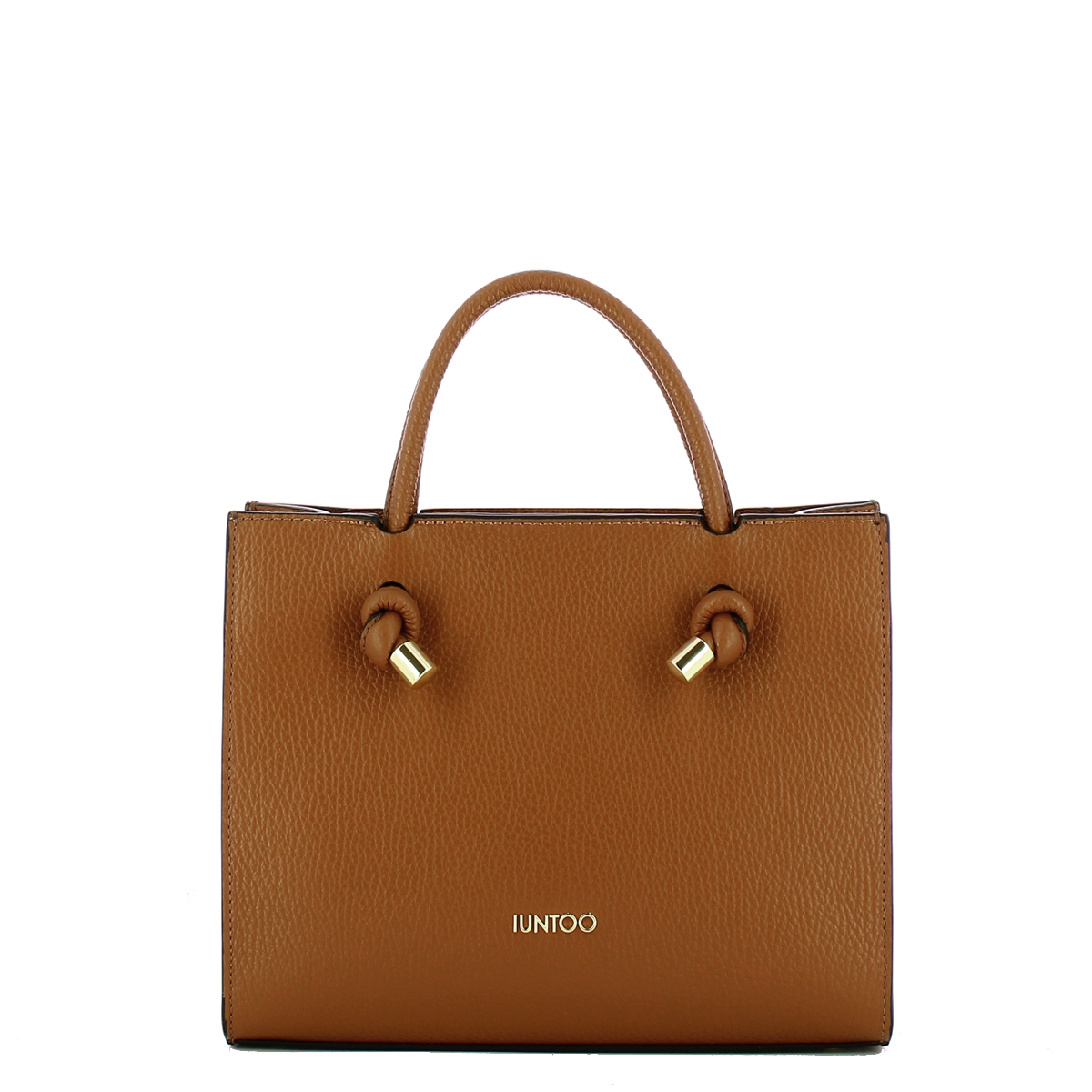 Iuntoo Borsa a mano Piccola Nodo Armonia Cuoio - 1 Iuntoo Borsa a mano Piccola Nodo Armonia Cuoio - 1
