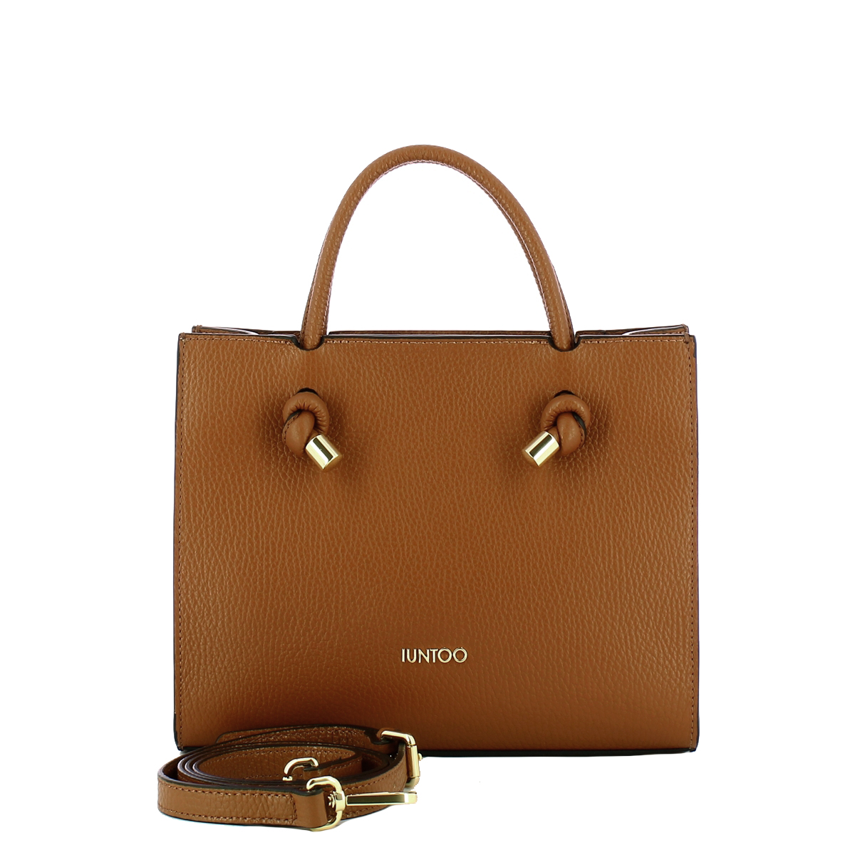 Iuntoo Borsa a mano Piccola Nodo Armonia Cuoio - 4 Iuntoo Borsa a mano Piccola Nodo Armonia Cuoio - 4