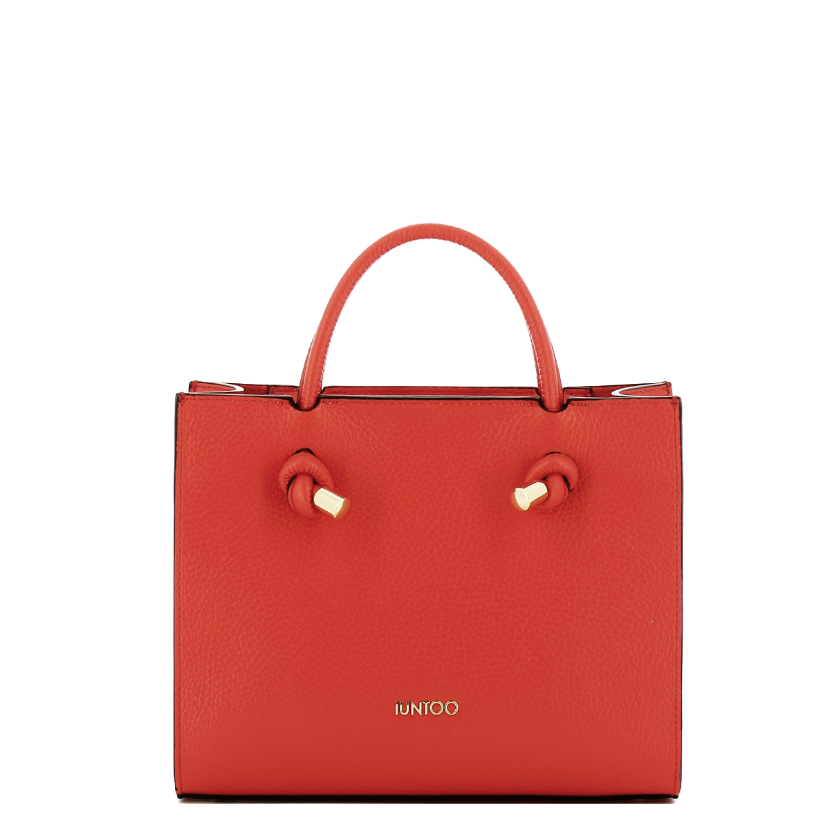 Iuntoo Borsa a mano Piccola Nodo Armonia Arancio - 1 Iuntoo Borsa a mano Piccola Nodo Armonia Arancio - 1