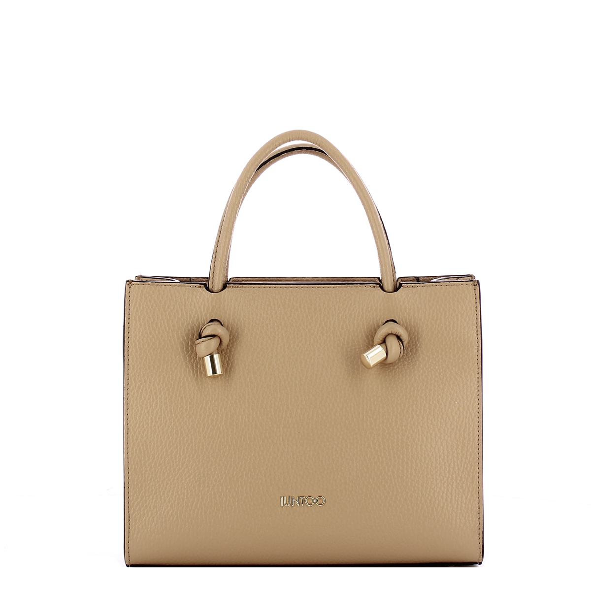 Iuntoo Borsa a mano Piccola Nodo Armonia Cammello - 1 Iuntoo Borsa a mano Piccola Nodo Armonia Cammello - 1