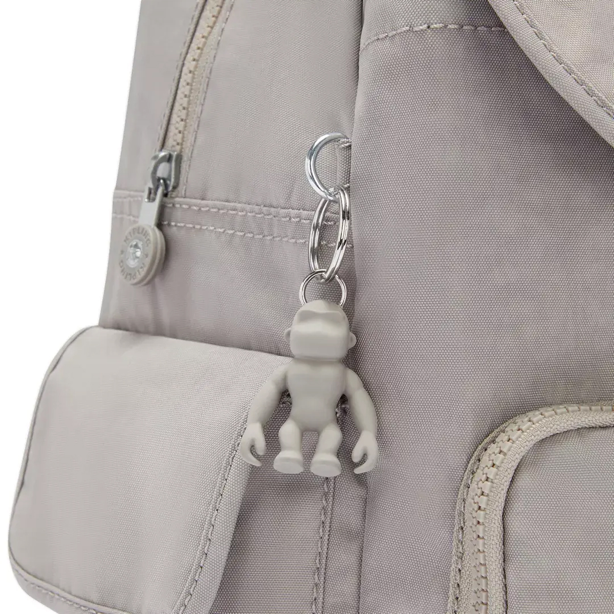 Kipling Zaino City Pack M Grey Gris - 6 Kipling Zaino City Pack M Grey Gris - 6