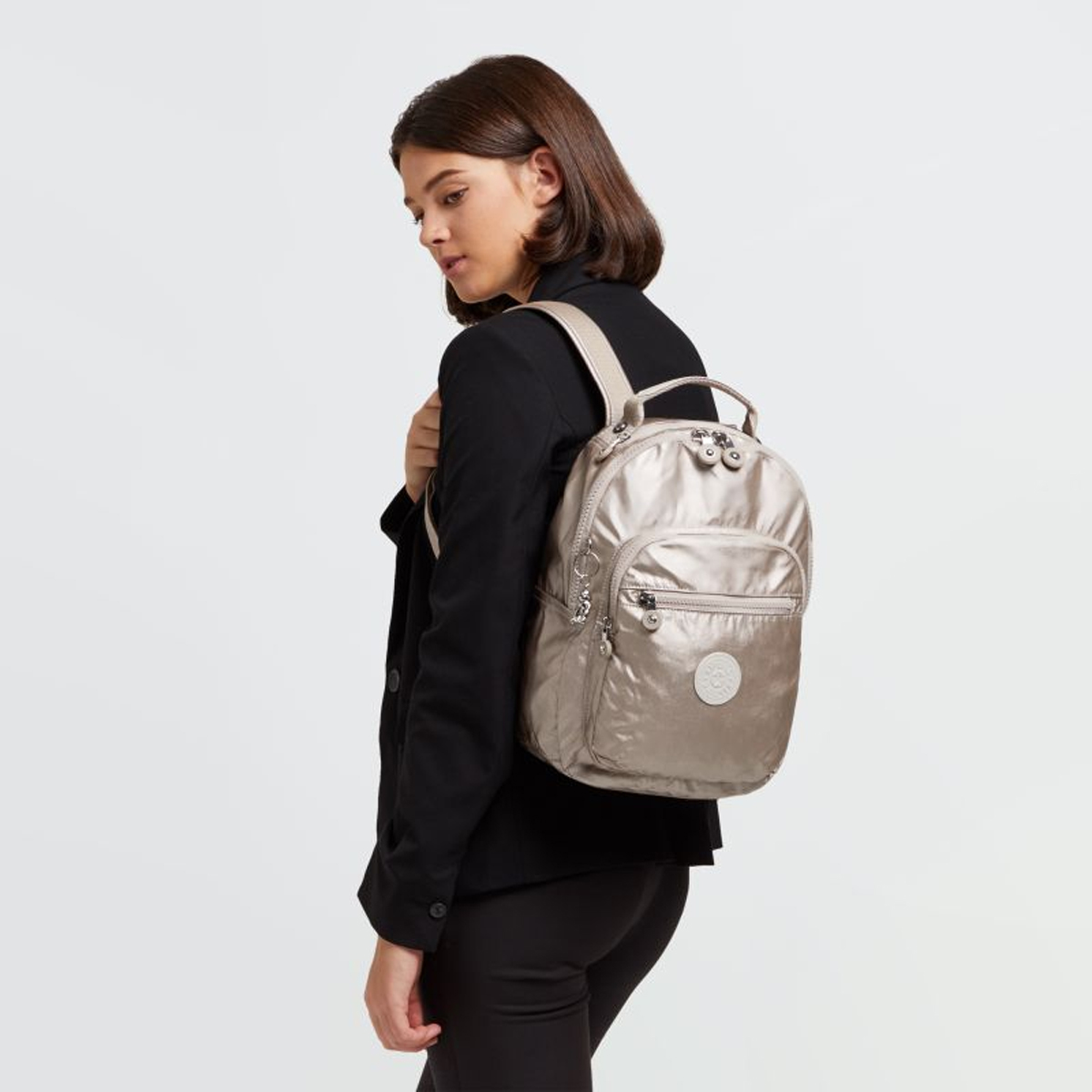 Kipling Zainetto Seoul S Metallic Glow - 2 Kipling Zainetto Seoul S Metallic Glow - 2