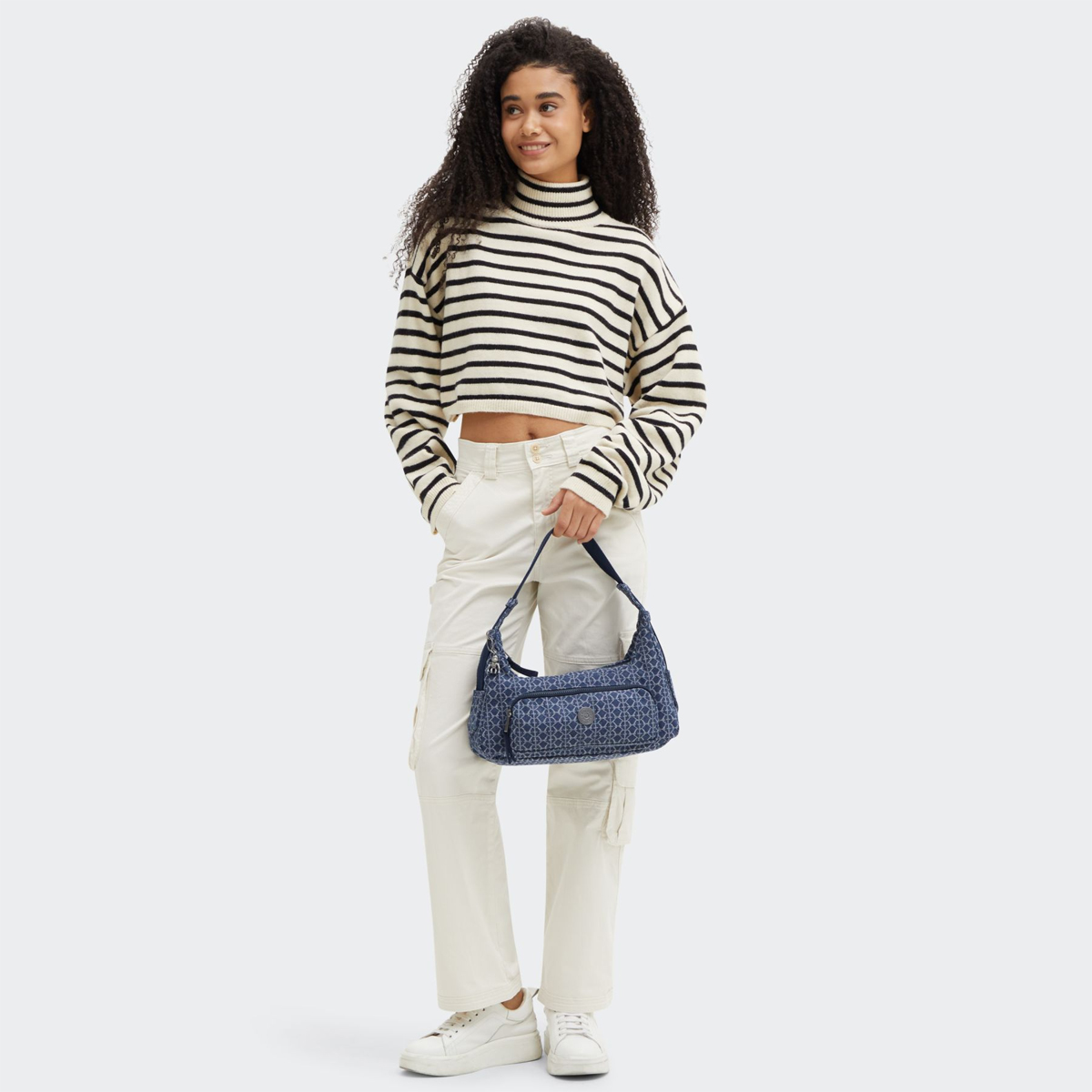 Kipling Sottospalla Karis S Signature Denim - 2 Kipling Sottospalla Karis S Signature Denim - 2
