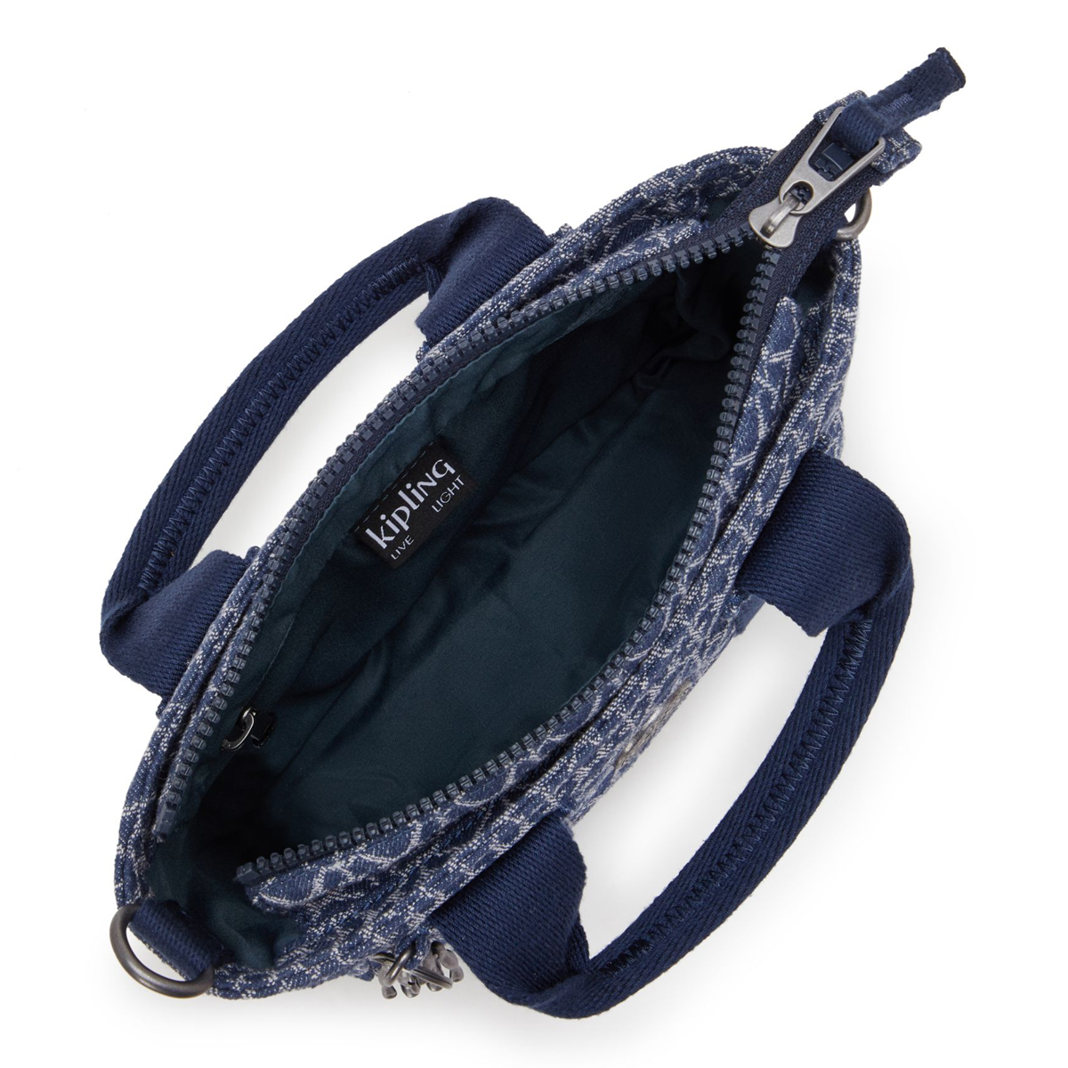 Kipling Borsa a mano Ritta Mini Signature Denim - 4 Kipling Borsa a mano Ritta Mini Signature Denim - 4