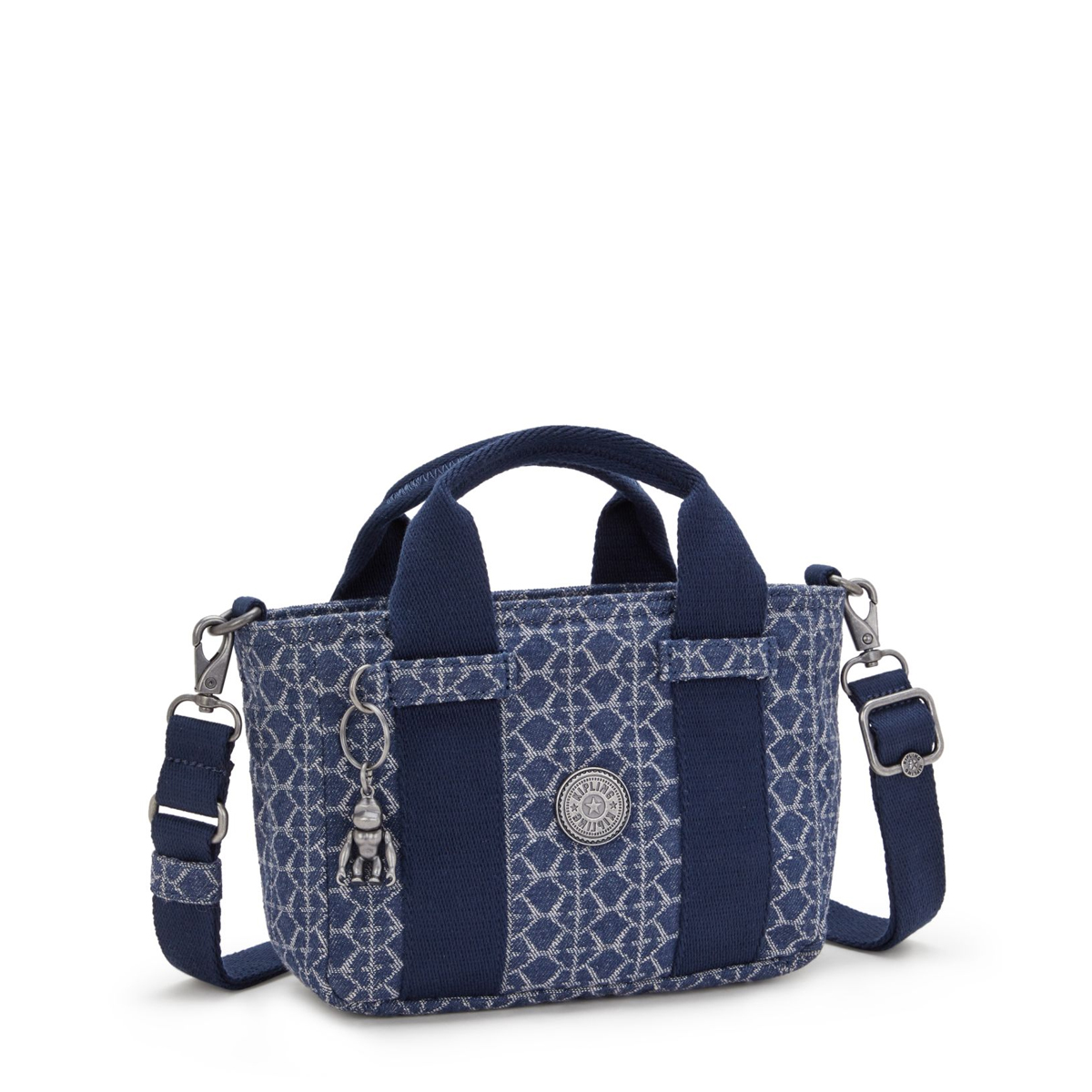 Kipling Borsa a mano Ritta Mini Signature Denim - 5 Kipling Borsa a mano Ritta Mini Signature Denim - 5