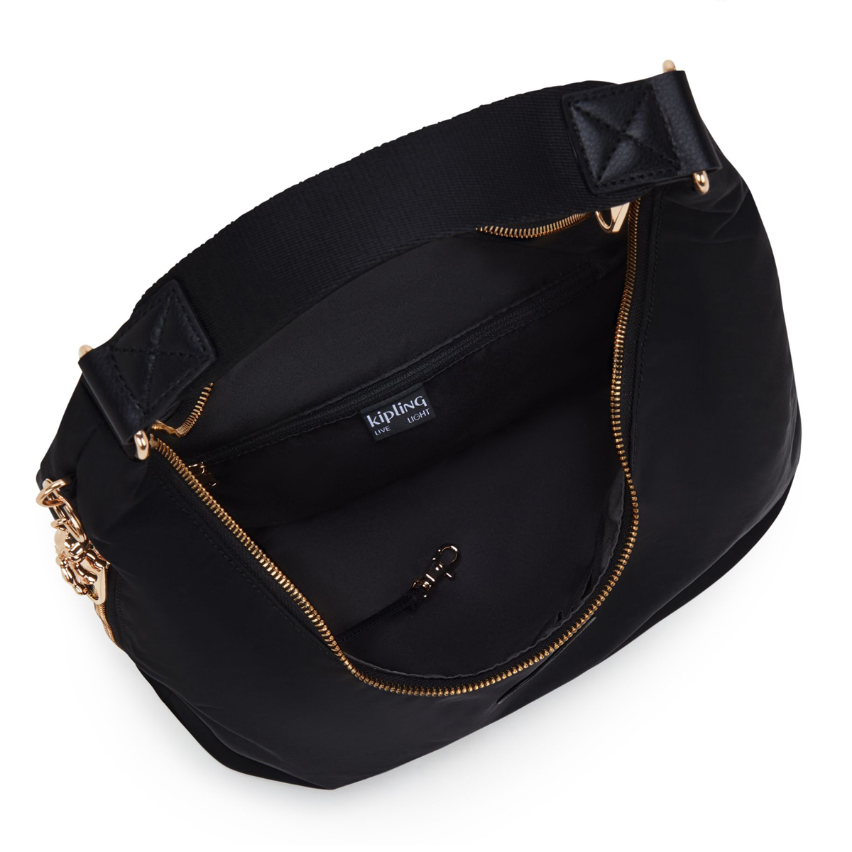 Kipling Borsa a spalla Eanna Zip Black Rose Spice - 4 Kipling Borsa a spalla Eanna Zip Black Rose Spice - 4